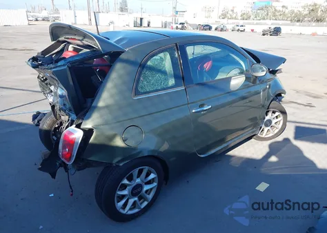 2017 Fiat 500 Pop from USA, damaged, VIN 3C3CFFKR4HT700004